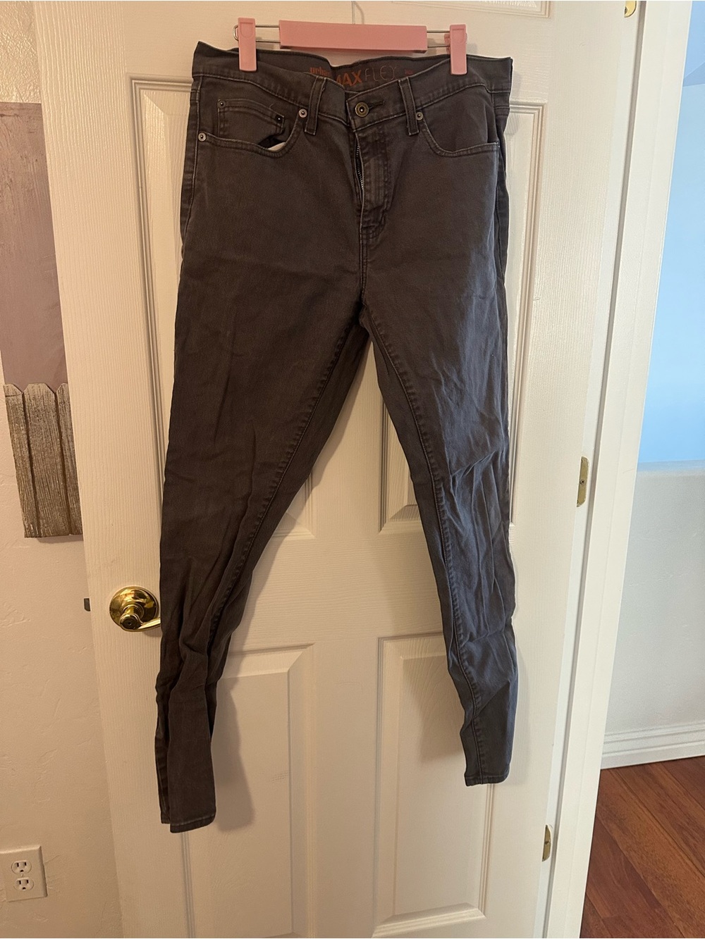 THE FLEXX Men’s Slim Jeans in Dark Gray
